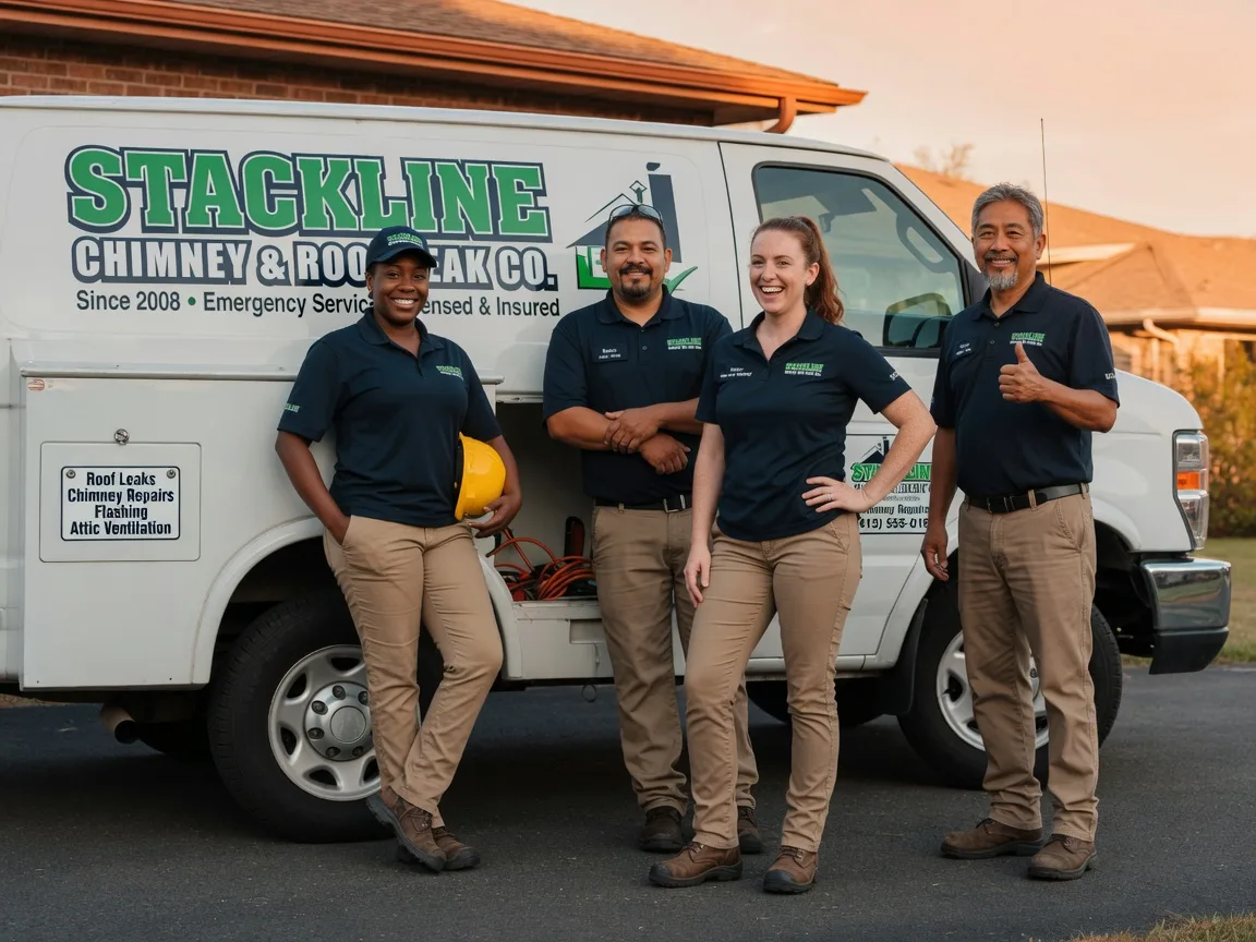 Chimney flashing repair company in Sumner, TX